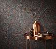 Sötét szürke bronz töredezett mintás loft hatású design tapéta
