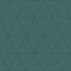 Sötét zöld alapon ezüst minimalista geometria mintás design tapéta