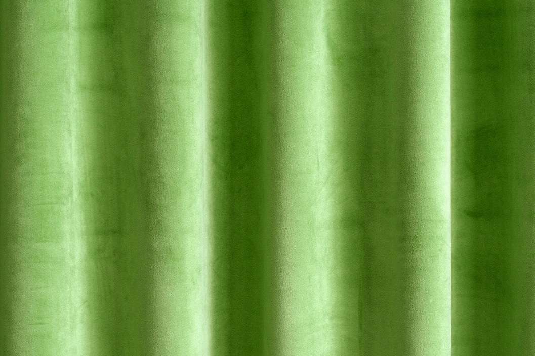 Sötétítő függöny anyag 150cm széles sötét zöld színben