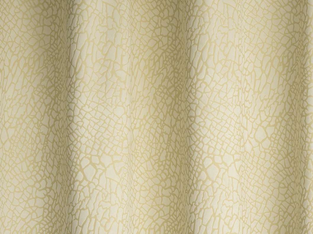 Sötétítő függöny textil 3d hatású geometria mintával beige színben