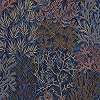Sötétkék tengeri botanikus mintás casadeco design tapéta