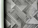 Sötétszürke fahatású geometrikus mintás design tapéta