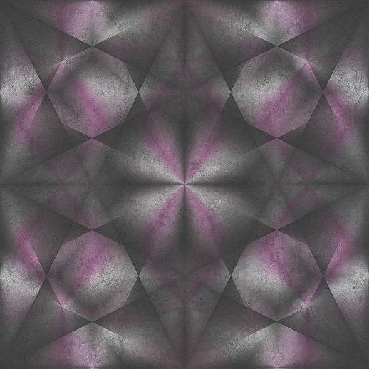 Sötétszürke lila mosható dekor tapéta modern 3d hatású mintával