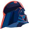 Star Wars Dart Vader sisak mintás öntapadós kör posztertapéta