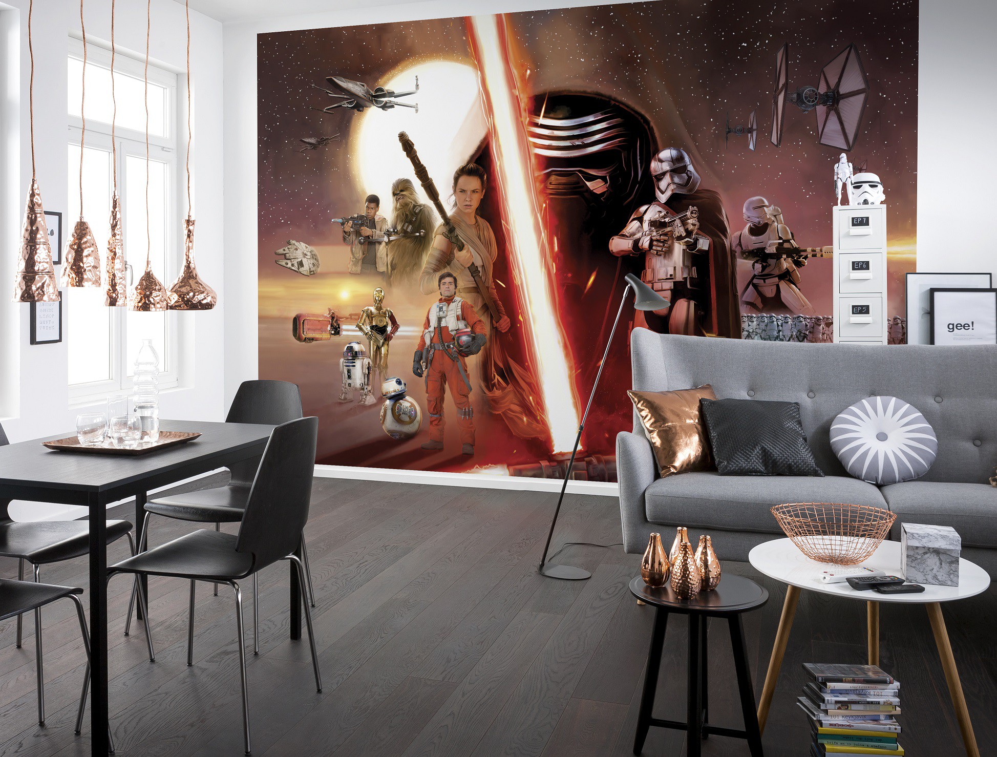 Star Wars gyerek szoba fali poszter