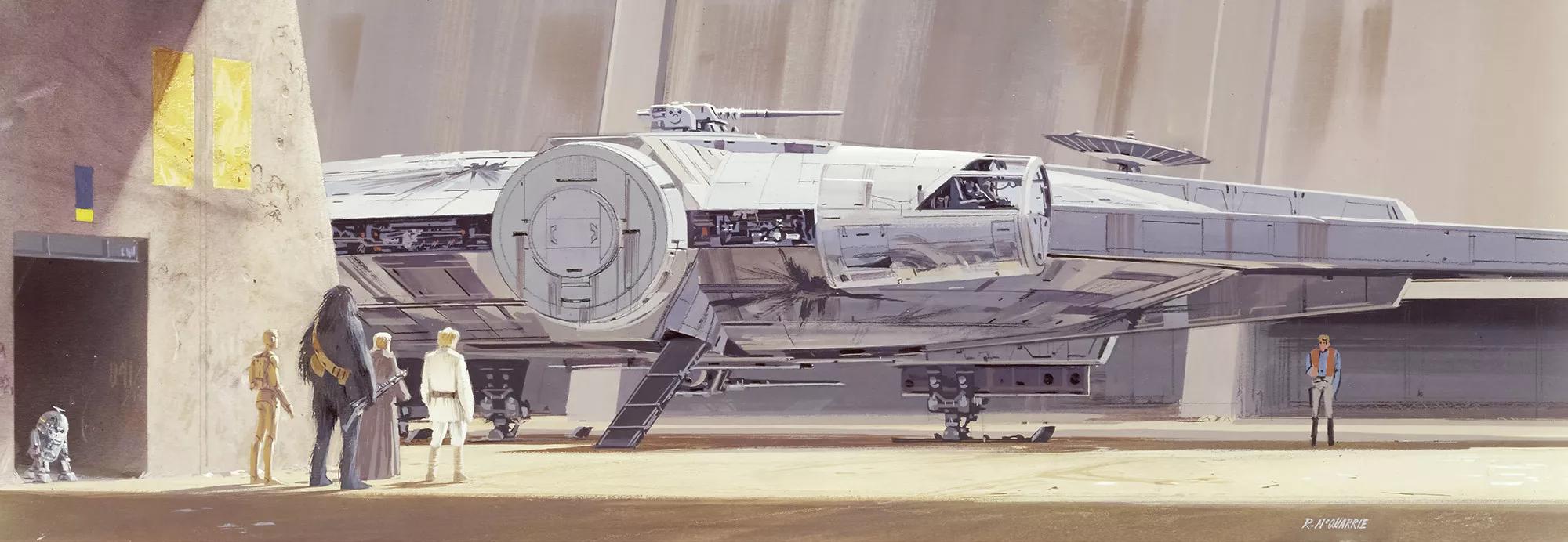 Star Wars Millenium Falcon fali poszter