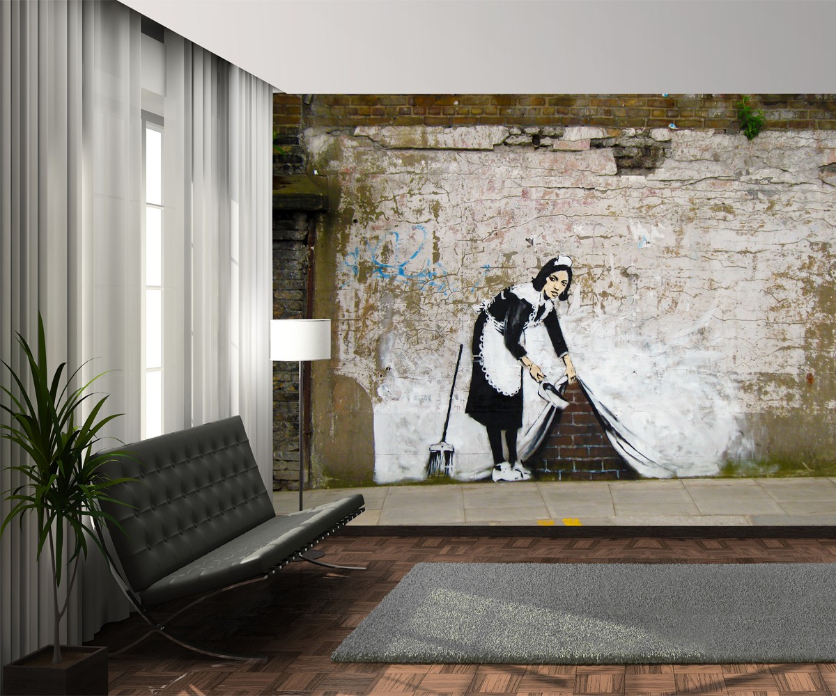 Street art óriás fali poszter. Banksy