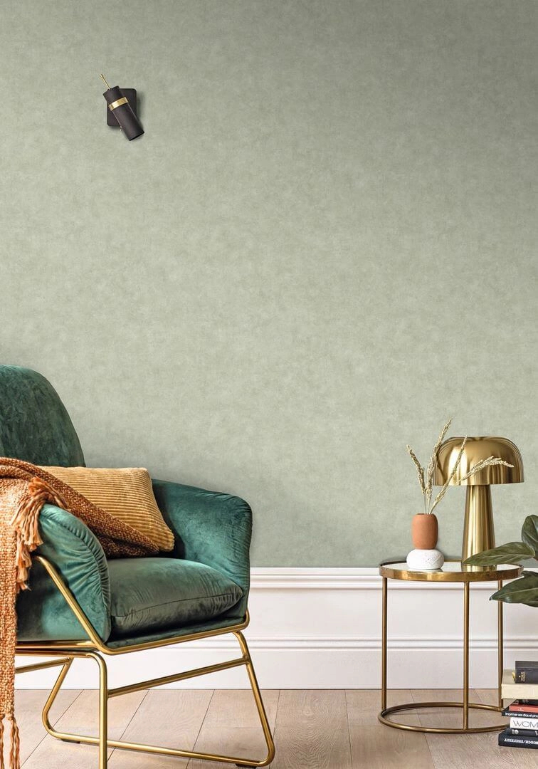 Strukturalt deaign tapeta poft stílusban hanyvány zöld színben