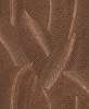 Struktúrált elegáns bronz barna levél mintás design tapéta