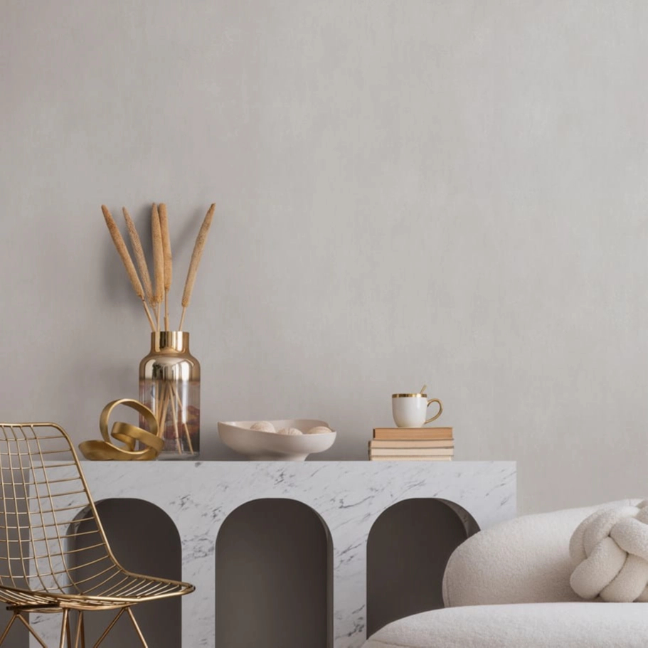 Struktúrált mintás betonszürke színű elegáns design tapéta