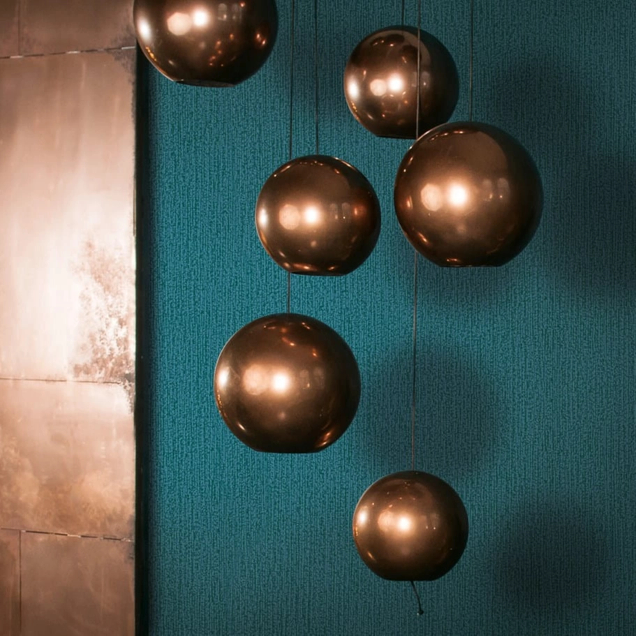 Struktúrált mintás türkiz színű elegáns design tapéta