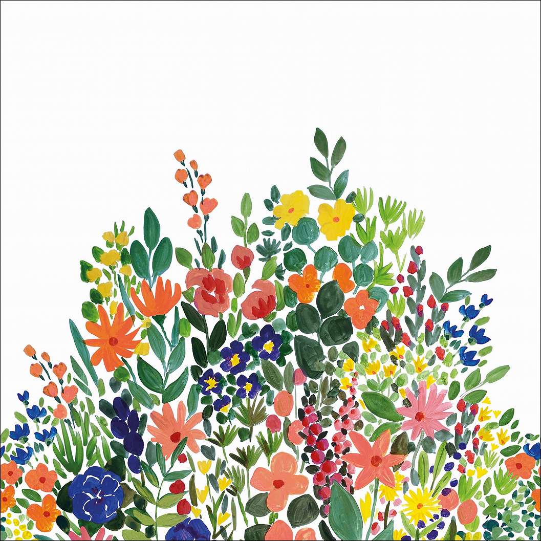 Színes akvarell virágmintás caselio posztertapéta