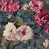Színes romantikus rózsa mintás vlies design tapéta