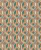 Színes vidám geometrikus design tapéta natúr türkiz színekkel