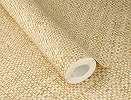 Szőtt raffia mintás dekor tapéta beige színben