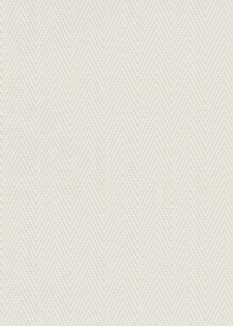 Szövethatású halszálka mintás krém színű design tapéta