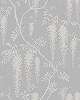 Szürke akácvirág mintás angol tapéta