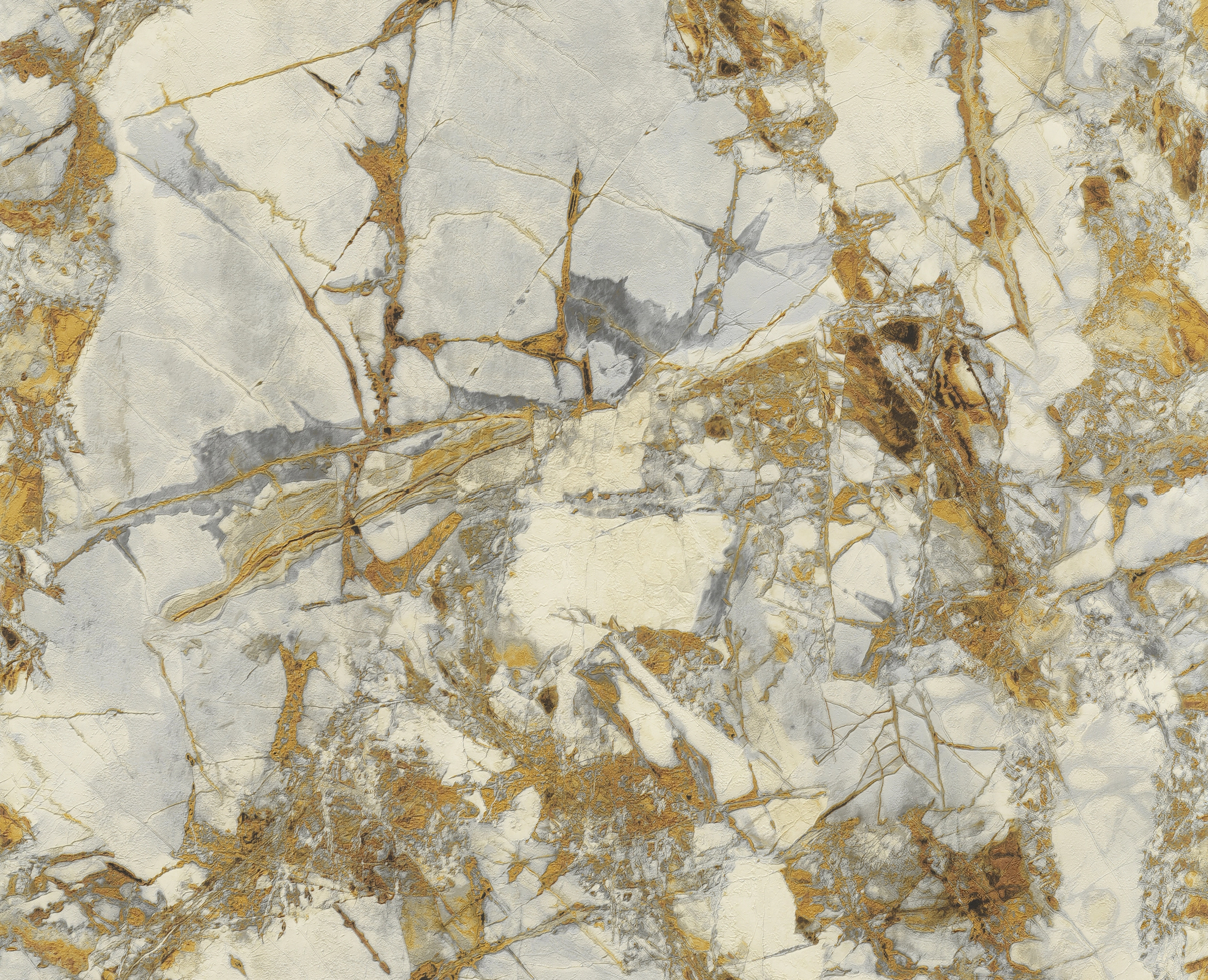 Szürke arany márvány mintás struktúrált duplszéles desgin tapéta 106cm