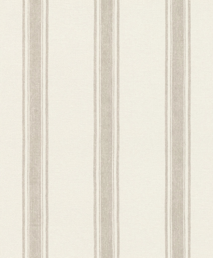 Szürke csikos design tapéta textilhatású alapon