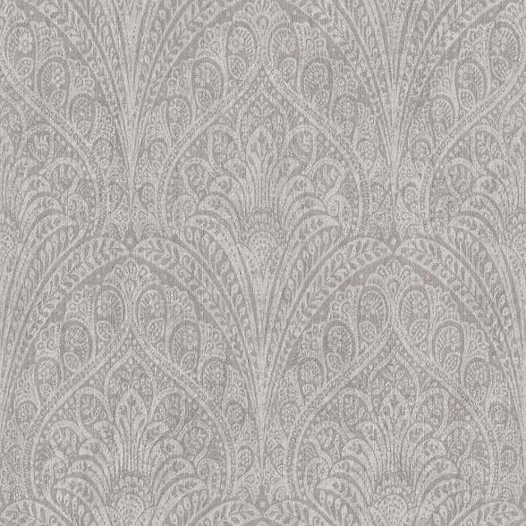 Szürke design tapéta keleties damaszt mintával
