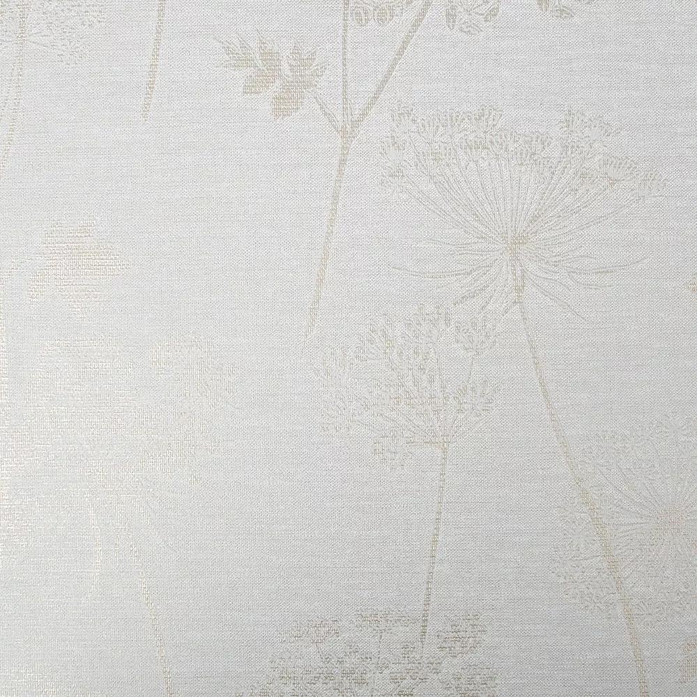 Szürke design tapéta minimalista metál fényű virágmintával