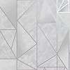 Szürke ezüst geometrikus mintás modern tapéta