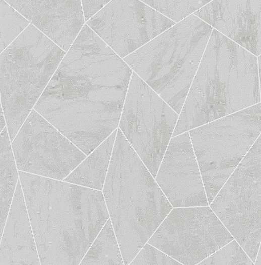 Szürke ezüst metál geometrikus mintás modern design tapéta