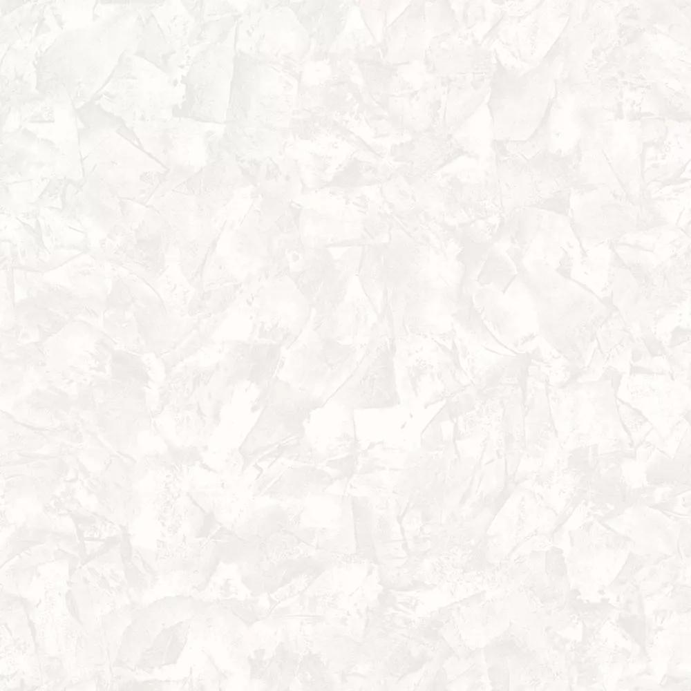 Szürke-fehér vlies tapéta geometrikus mintával