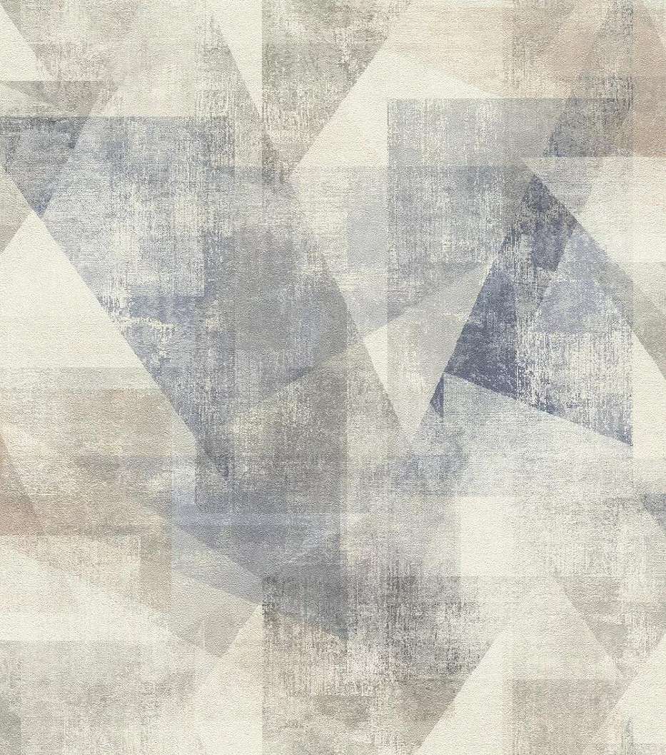 Szürke kék modern geometrikus mintás design tapéta
