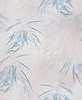 Szürke kék pálmalevél mintás modern dekor tapéta