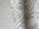 Szürke klasszikus damaszk mintás vlies dekor tapéta