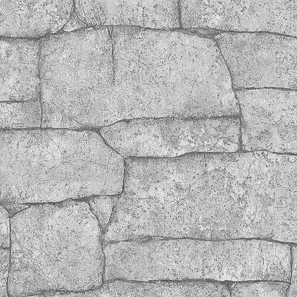 Szürke kő fal mintás struktúrált hatású design tapéta