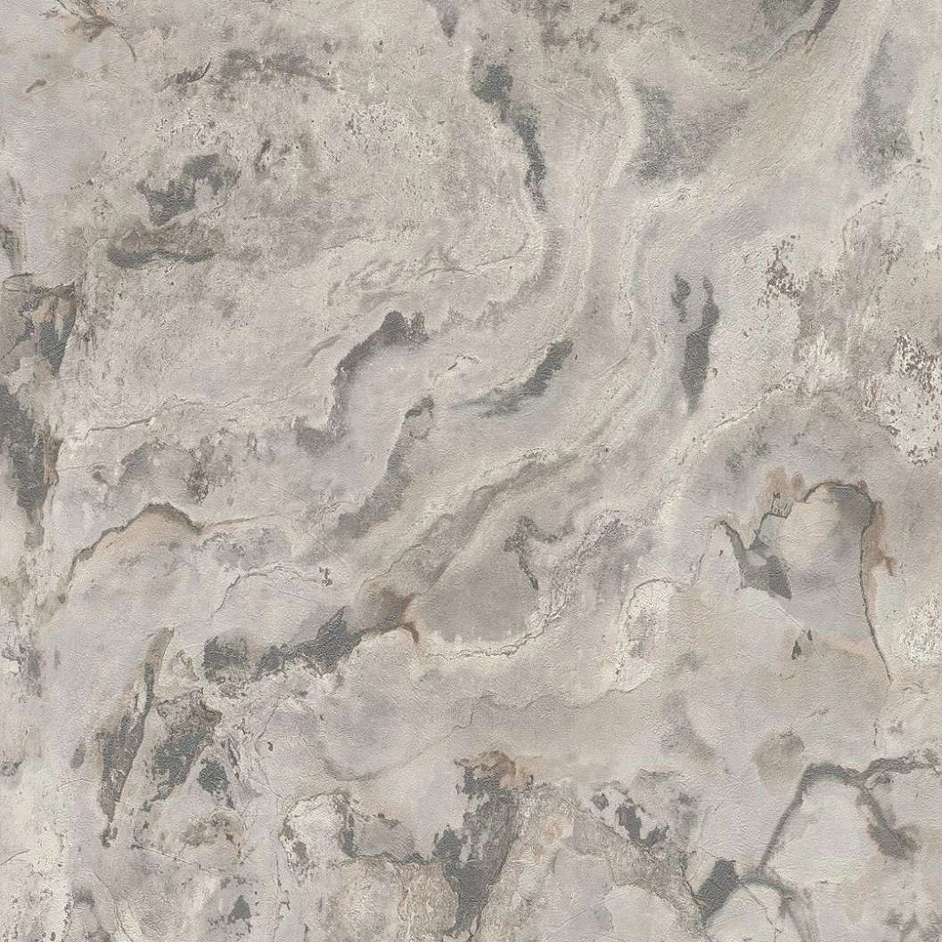 Szürke márvány mintás vlies dekor tapéta