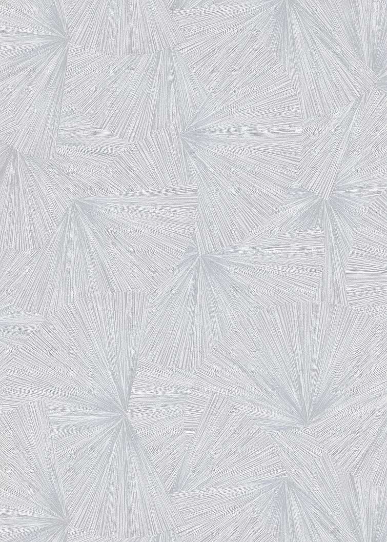 Szürke modern kör geometrikus mintás dekor tapéta