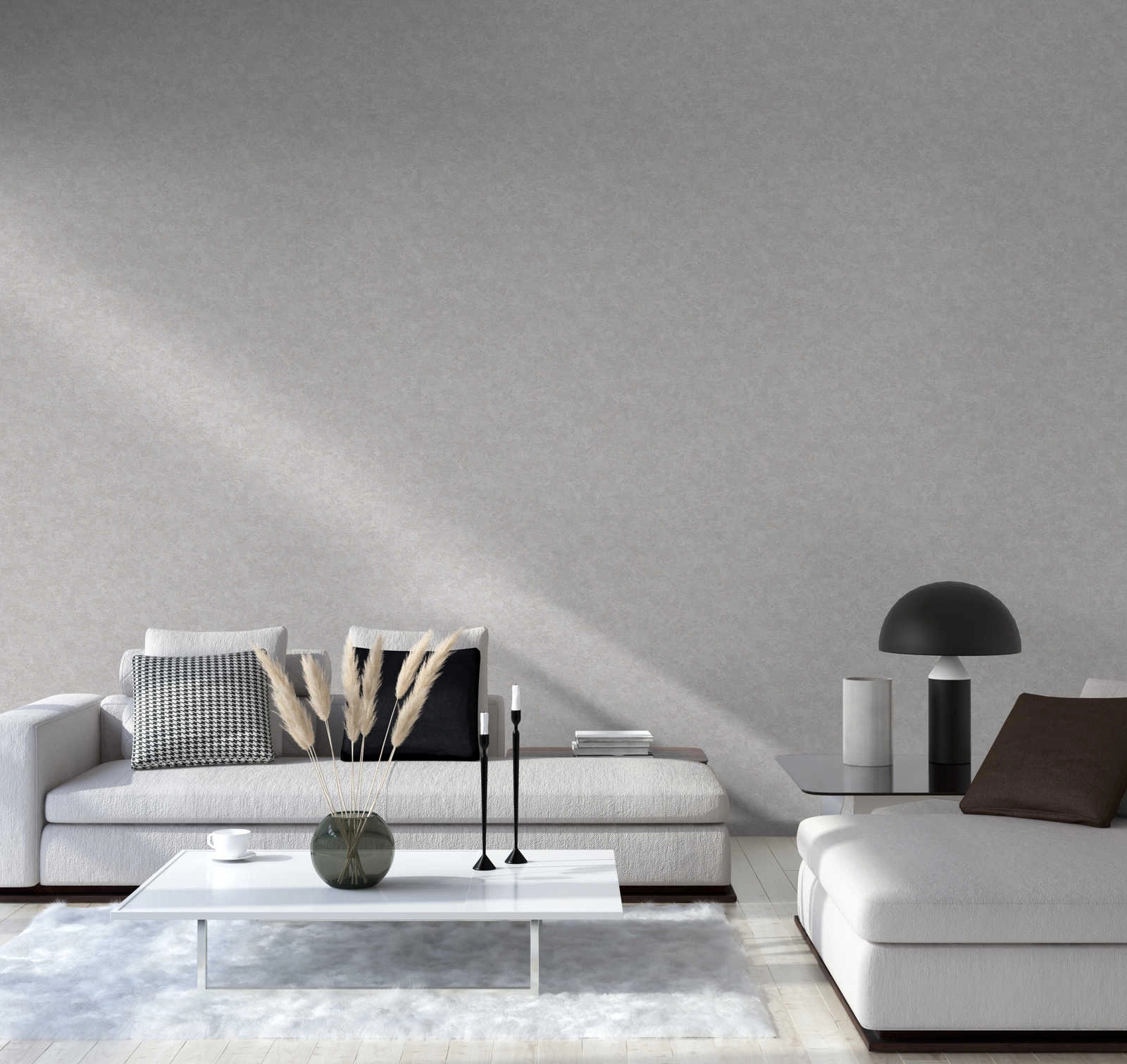 Szürke színű beton hatású vinyl tapéta