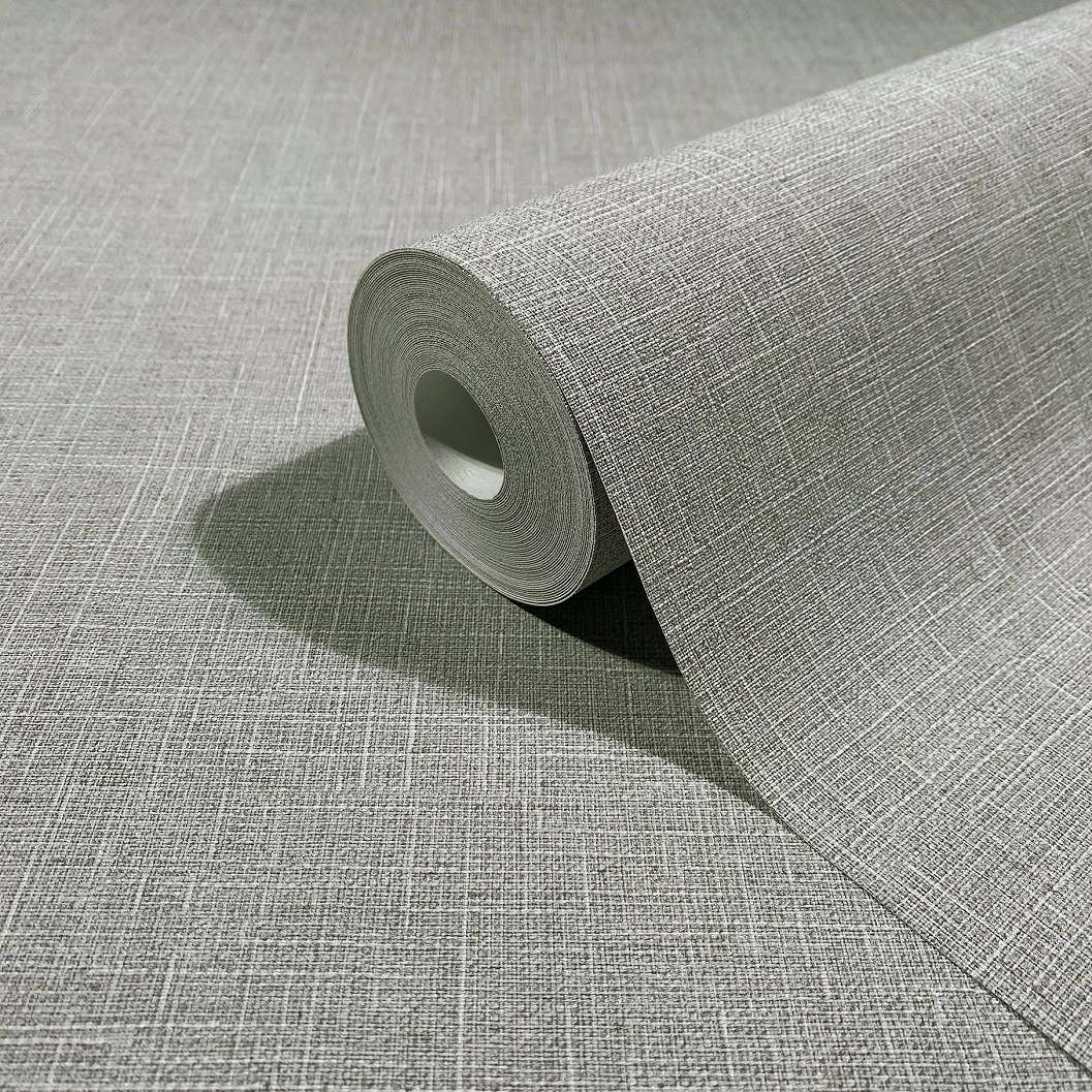 Szürke textil mintás vinyl dekor tapéta