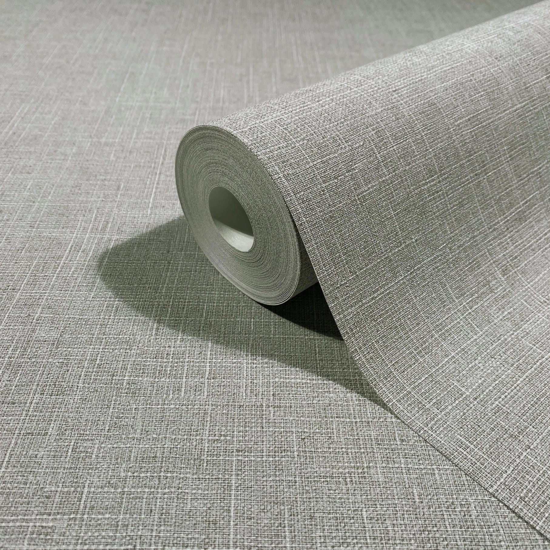 Szürke textil mintás vinyl dekor tapéta