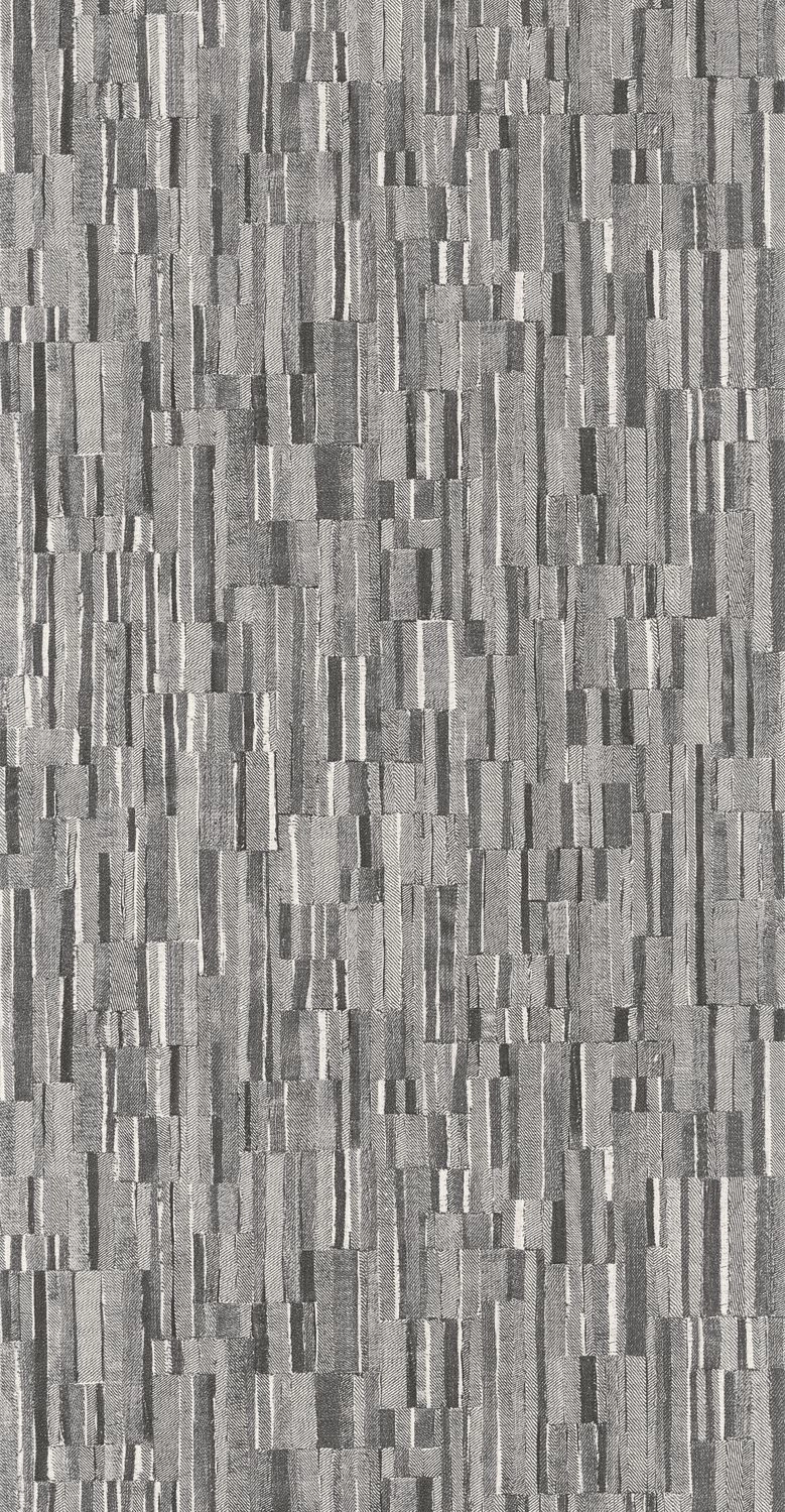 Szürke textil mintás vinyl francia tapéta