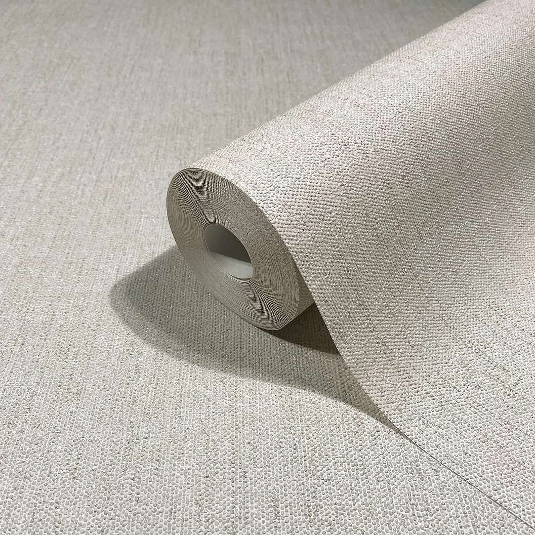 Szürke textil mintás vlies dekor tapéta