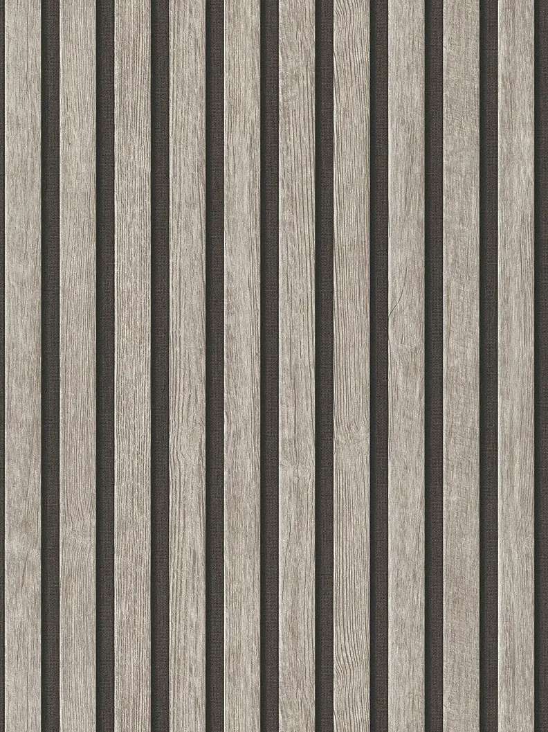 Szürke vlies tapéta dekorléc mintával