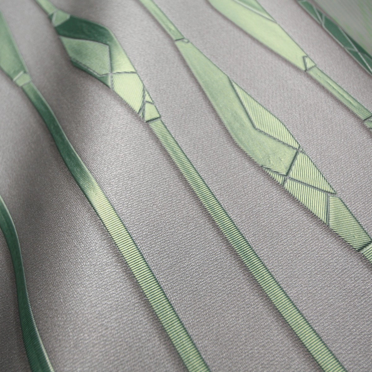 Szürke zöld elegáns olasz luxus tapéta 70cm széles struktúrélt vinyl