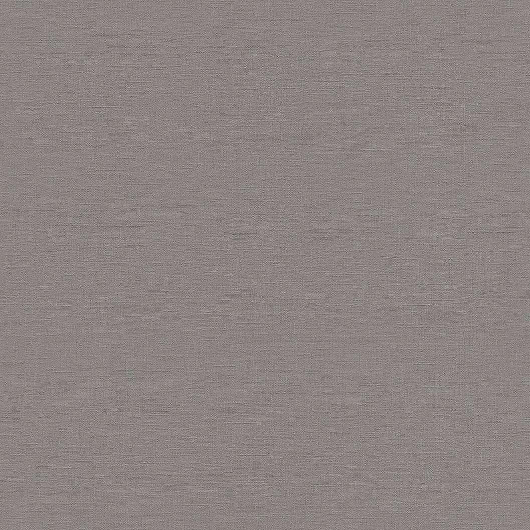 Szürkésfekete modern uni vinyl tapéta textil mintával