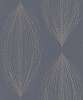 Szürkéskék alapon modern geometriai mintás csillámos tapéta