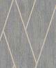 Szürkéskék dekor tapéta nagylptékű geometrikus mintával