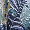 Szürkéskék modern design tapéta trópusi pálmaleveles mintával