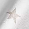 Tapéta fehér alapon drapp csillag mintával