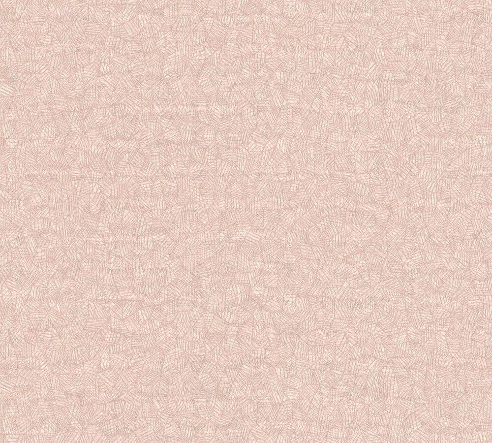 Tapéta mozaik geometrikus mintával rózsaszín színben