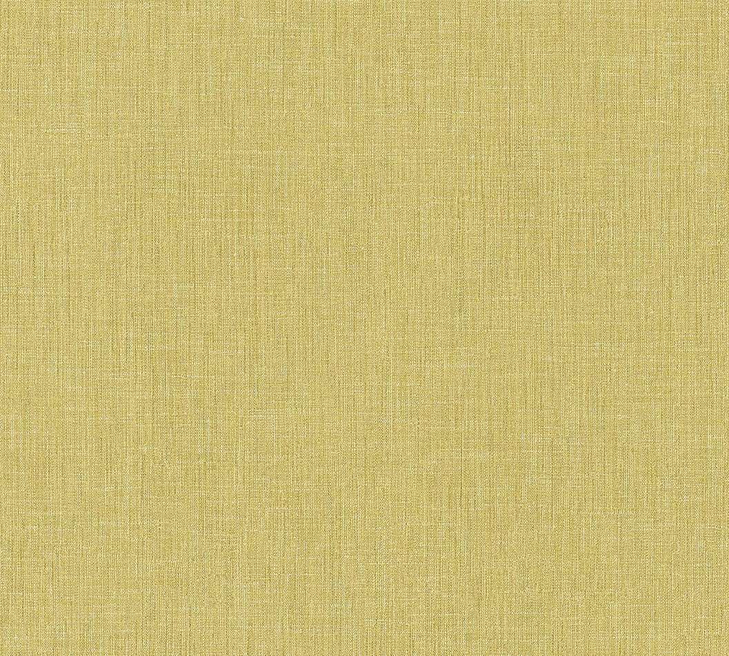 Tapéta textil hatással sárga színben