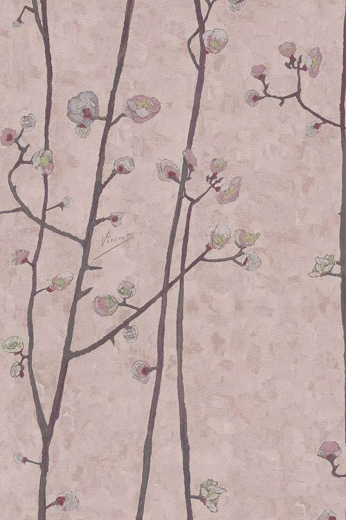 Tapéta Van Gogh cseresznyefa virág mintával