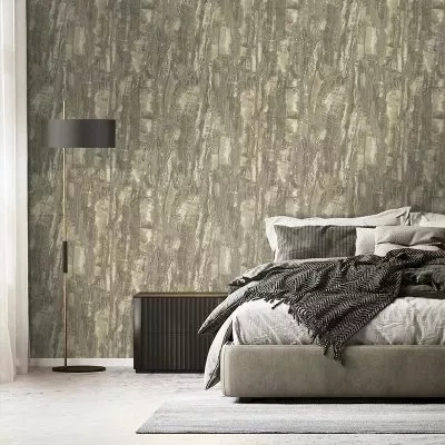 Taupe, arany márvány mintás tapéta